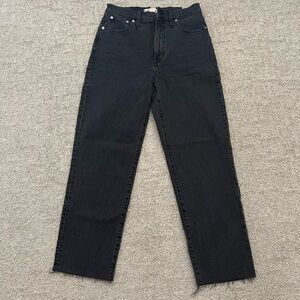 Madewell Charcoal Denim Jeans